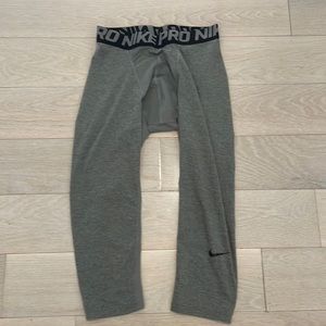 Nike pro boys leggings. Size L. Perfect condition! Gray.